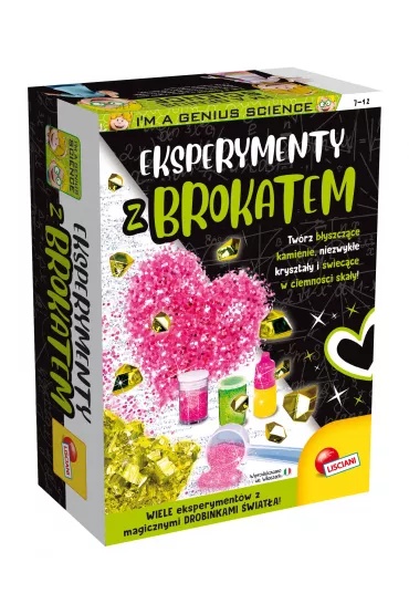Ma�y Geniusz - Eksperymenty z brokatem Lisciani