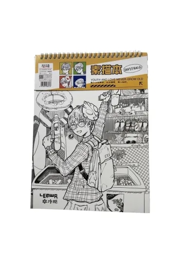 incood. Ko�oszkicownik A4 50 kartek Manga 1