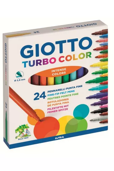 Giotto Flamastry Turbo Color 417000 24 szt.