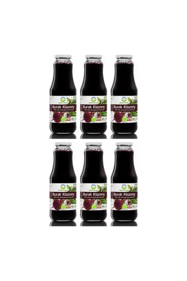 Bio Food Sok z buraka kiszonego NFC bezglutenowy Zestaw 6 x 1 l Bio