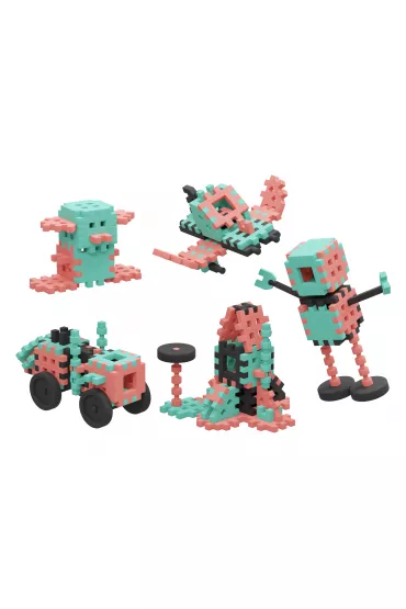 Mini Waffle Konstruktor Expert Klocki konstrukcyjne Mini Waffle 71 element�w Konstruktor Expert MARIOINEX 904091