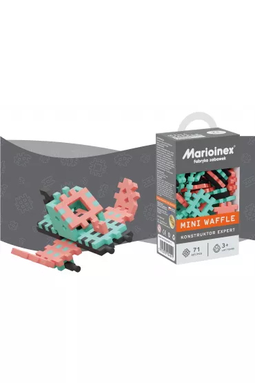 Mini Waffle Konstruktor Expert Klocki konstrukcyjne Mini Waffle 71 element�w Konstruktor Expert MARIOINEX 904091