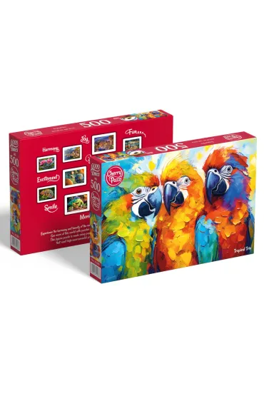 Puzzle 500 el. Tropical Trio CherryPazzi