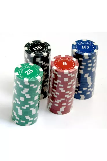 �etony pokerowe z nomina�ami Standard 300 szt. 11,5g
