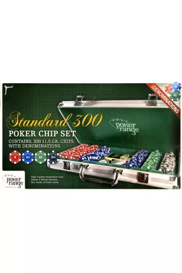 �etony pokerowe z nomina�ami Standard 300 szt. 11,5g