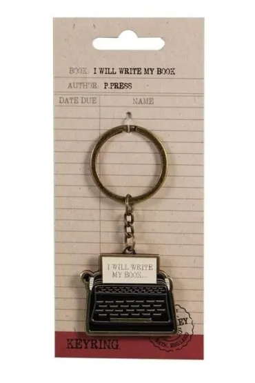 Half Moon Bay Pulteney Press Brelok metalowy - I Will Write