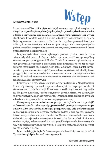 Przygody kr�liczka Barta i s�wki Kui Bajki sensoryczne - Patrycja Bielecka-Zdyb