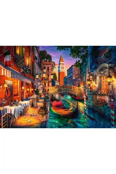 Puzzle 1000 el. 2D Wenecja Ravensburger