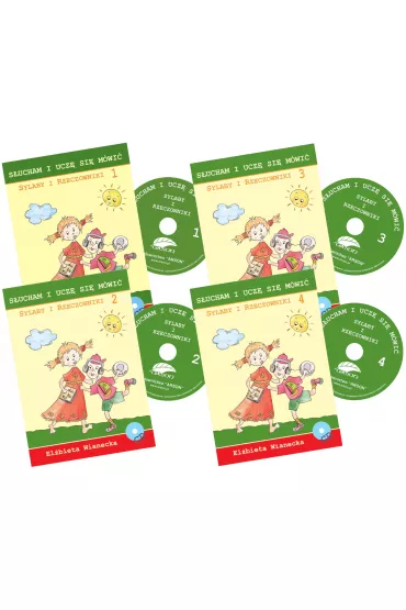 Sylaby i rzeczowniki. S�ucham i ucz� si� m�wi�. Cz�ci 1-4 + CD - El�bieta Wianecka