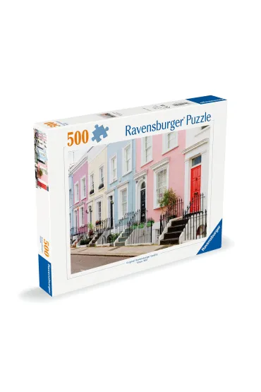 Puzzle 500 el. 2D Kolorowe Kamienice Londyn Ravensburger