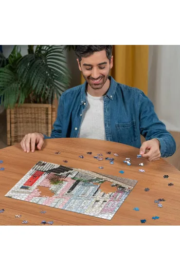 Puzzle 500 el. 2D Kolorowe Kamienice Londyn Ravensburger