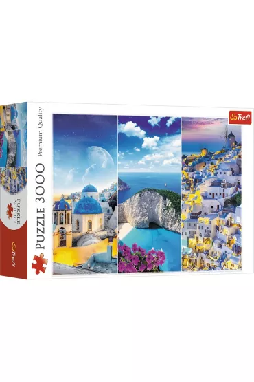 Puzzle 3000 el. Greckie wakacje Trefl