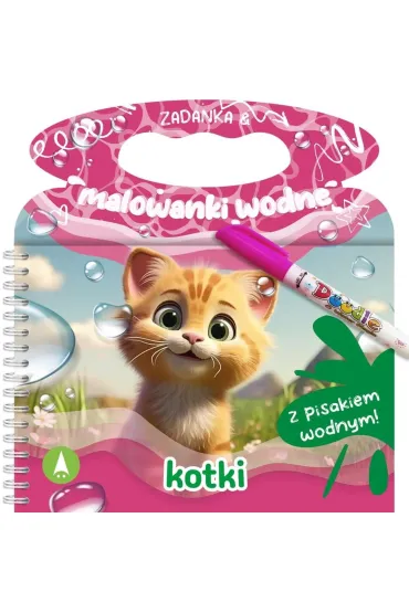 Malowanka 200X140 Zadanka & malowanki wodne. Kotki  PISAK SKRZAT 079913 - Wioleta �y�owska