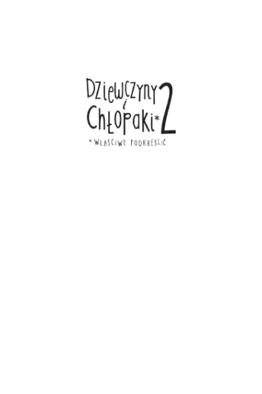 Dziewczyny i ch�opaki w�a�ciwe podkre�li� 2 - S�awomir Hanak