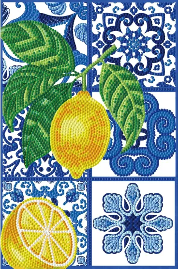 Diamond Dotz Haft diamentowy - Adults Citrus Tiles 30x20cm