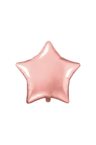 PartyDeco Balon foliowy Gwiazdka r�owe z�oto 48cm