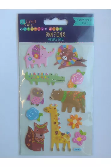 dpCraft Naklejki z pianki Zwierz�ta