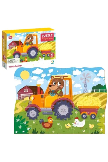 Puzzle 30 el. Profesje. Farmer Teddy Dodo