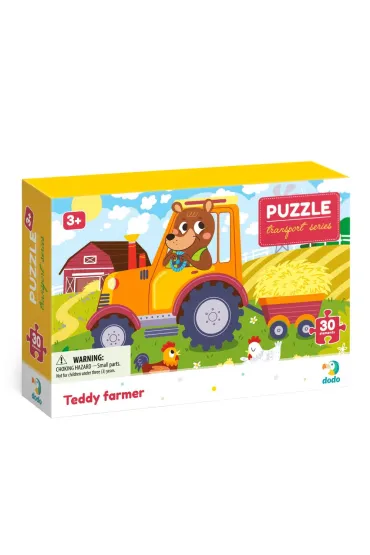 Puzzle 30 el. Profesje. Farmer Teddy Dodo