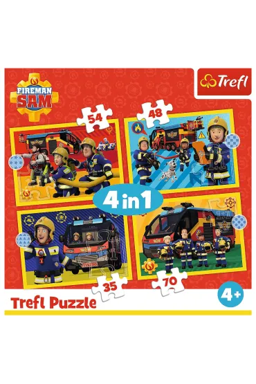 Puzzle 4w1 Stra�ak na sygnale TREFL