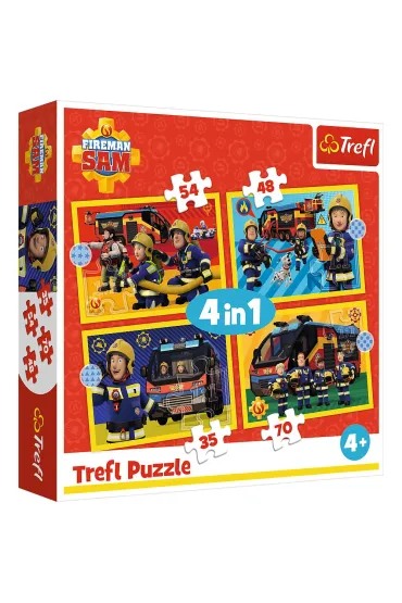 Puzzle 4w1 Stra�ak na sygnale TREFL