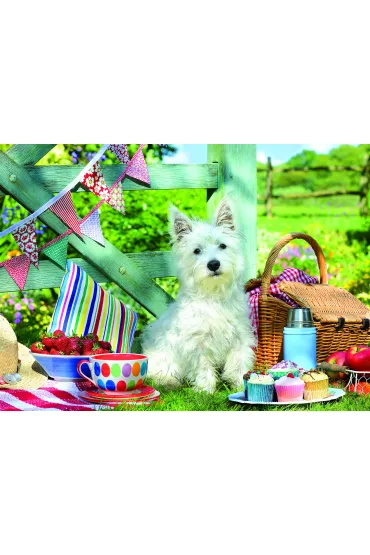 Puzzle 500 el. Piknik dla pas Scottie Eurographics