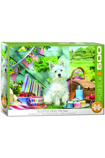 Puzzle 500 el. Piknik dla pas Scottie Eurographics