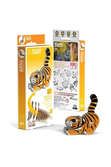 Puzzle Tygrys Eko Uk�adanka 3D Qelements