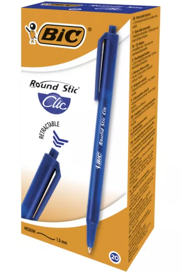 Bic D�ugopis Round Stic Clic 20 szt.