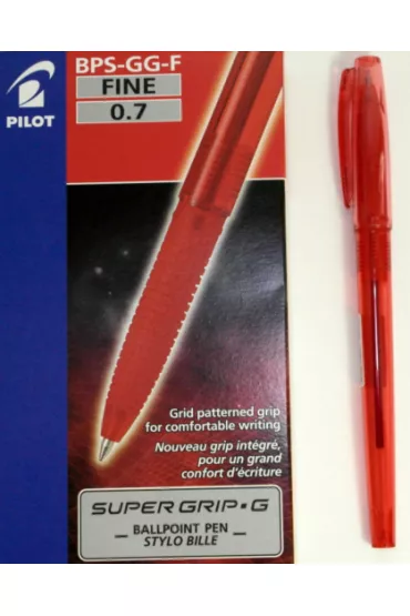 Pilot D�ugopis Super Grip G ze skuwk� czerwony