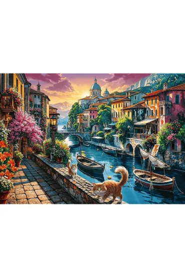 Puzzle 1000 element�w W�oskie Wakacje TREFL 10984