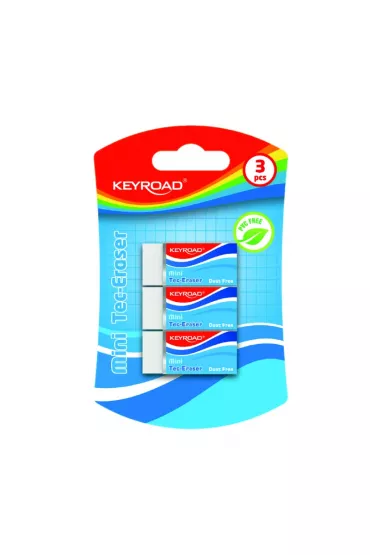 Keyroad Gumka do �cierania mini techniczna 3 szt.