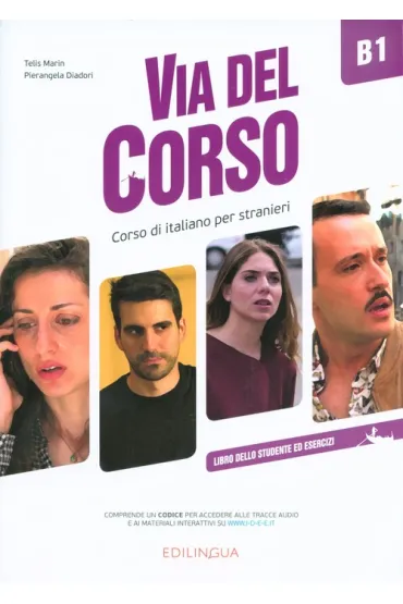 Via del Corso B1 podr�cznik + �wiczenia + materia� online - Pierangela Diadori, Telis Marin