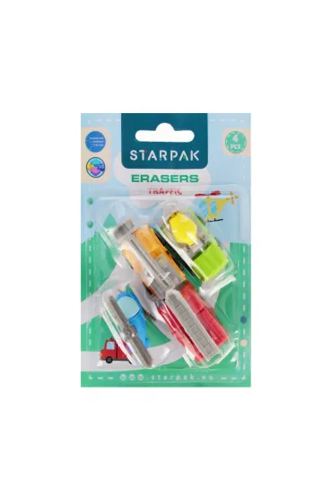 Starpak Gumka do mazania Traffic Puzzle 3D