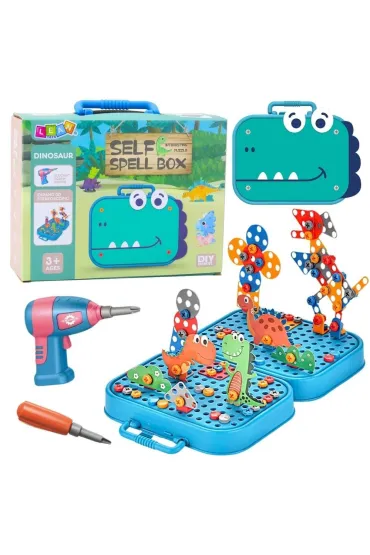 Zestaw do sk�cania DIY dinozaury LeanToys