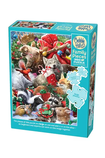Puzzle 350 el. �wi�teczna atmosfera Cobble Hill - Larry Jones