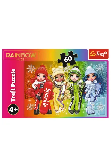 Puzzle 60 el. Radosne lalki Trefl