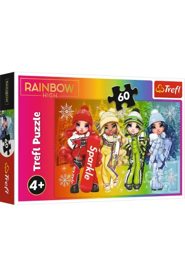 Puzzle 60 el. Radosne lalki Trefl