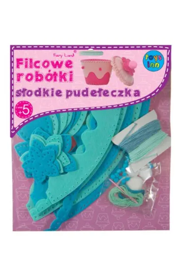 Filcowe s�odkie pude�eczka - NIEBIESKIE (FCK 103) * Stnux