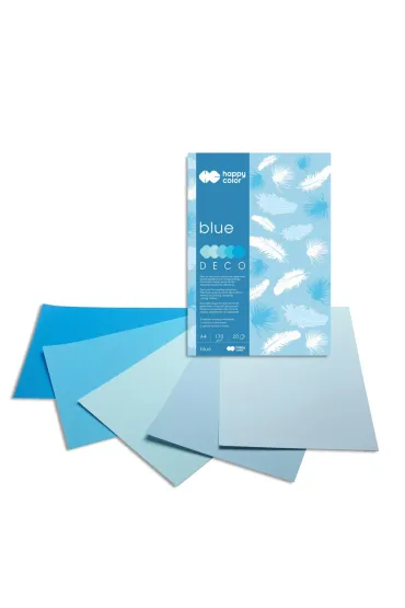 Happy Color Blok Deco Blue 170g 20 kartek