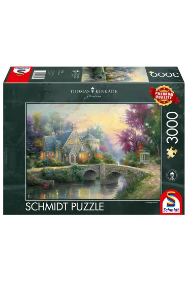 Puzzle 3000 el. Wieczorn� por� Schmidt - Thomas  Kinkade