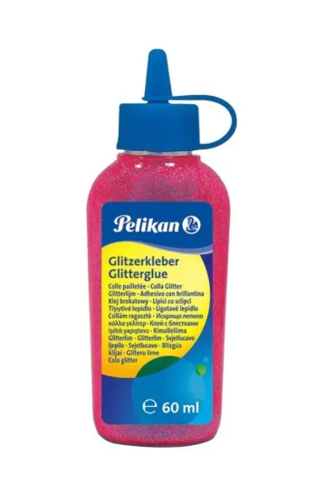Pelikan Klej z brokatem fuksja 60 ml