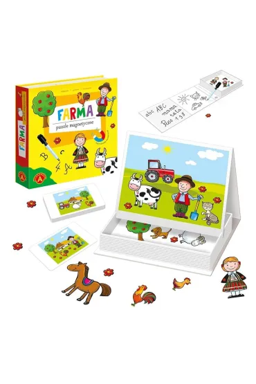 Puzzle magnetyczne Farma Alexander