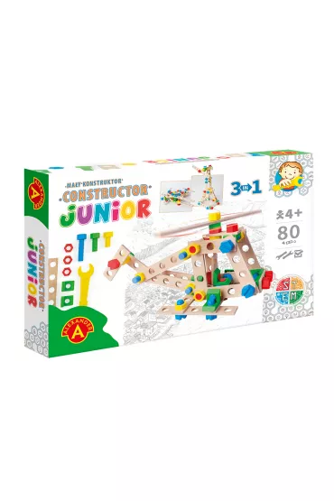 Ma�y Konstruktor Junior 3in1 80 el. Helicopter