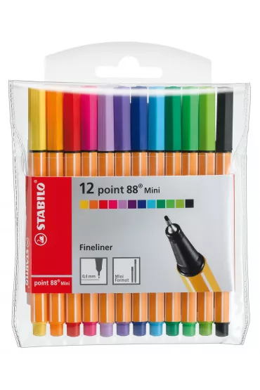 Stabilo Cienkopisy Point 88 Mini 12 szt.