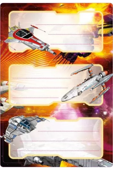 Herma Naklejki szkolne - Kosmos 6 szt.
