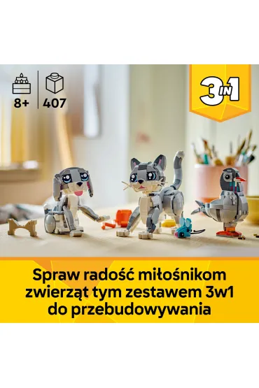 LEGO Creator 3 w 1 Psotny kot 31163