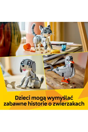LEGO Creator 3 w 1 Psotny kot 31163
