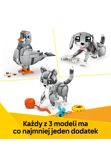 LEGO Creator 3 w 1 Psotny kot 31163