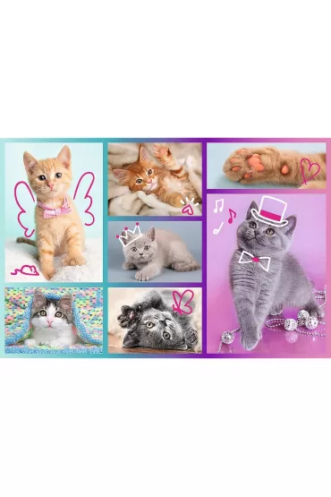 Puzzle 60 el. S�odkie kociaki Trefl